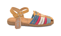 ALMAGRO SANDALO MINORCHINA IN PELLE VAQUETILLA COMBI TRIGAL